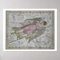 Virgo, de "A Celestial Atlas", pub. en 1822 (col.