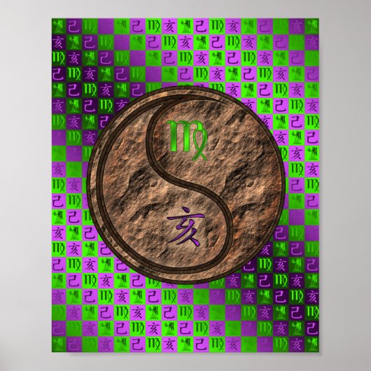 Poster Virgo & Earth Boar (Devant)