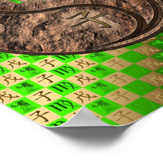 Poster Virgo & Earth Rat (Coin)