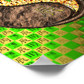 Poster Virgo & Fire Dragon (Coin)