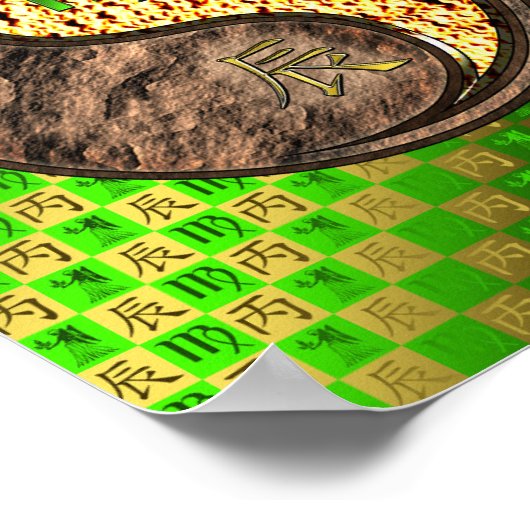 Poster Virgo & Fire Dragon (Coin)