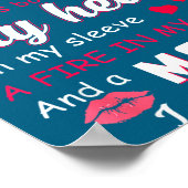 Poster Virgo Girl Funny Quote With Zodiac Sign Birthday I (Coin)