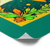 Poster Virgo Maiden assis sur Crescent Moon (Coin)