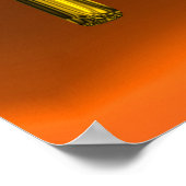 POSTER VIRGO/ORANGE, GRAS AGATE OR ZODIAC SIGNE JEWEL (Coin)