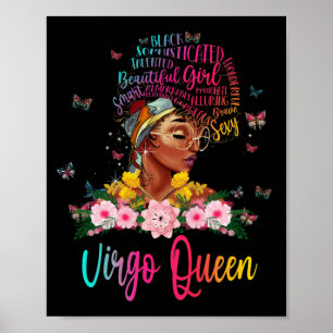 Poster Virgo Queen Black Women Persistent Belle