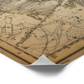 Poster Virgo Virgo Constellation Star Map Bootes Sept (Coin)