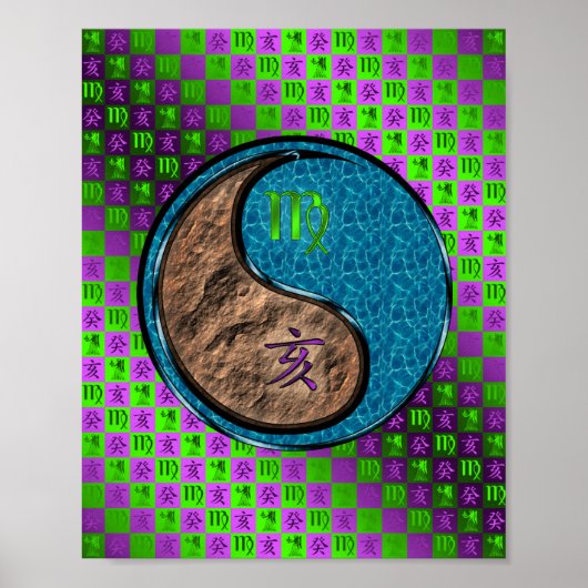 Poster Virgo & Water Boar (Devant)