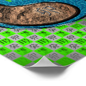 Poster Virgo & Water Rabbit (Coin)