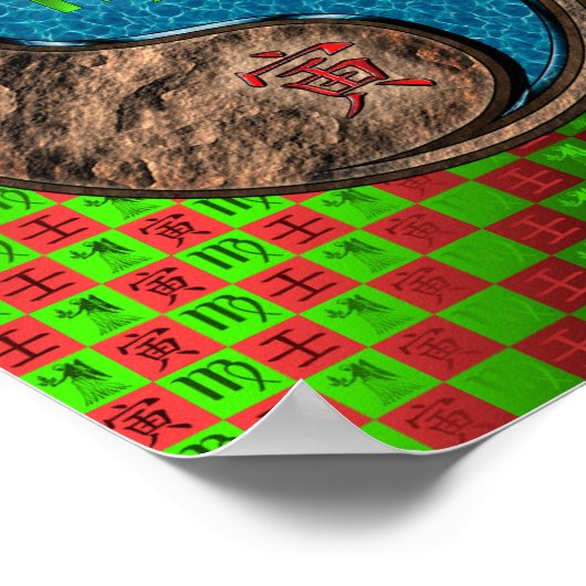 Poster Virgo & Water Tiger (Coin)