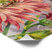 Poster Virgo Woman Portrait Antique Coloré Riche (Coin)