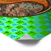 Poster Virgo & Wood Dog (Coin)