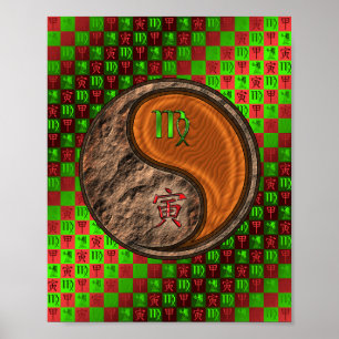Poster Virgo & Wood Tiger