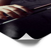 Poster Virgo Zodiac Musicien Cello (Coin)