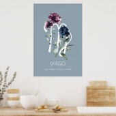 Poster Virgo Zodiac Star (Cuisine)