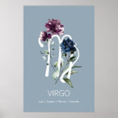 Poster Virgo Zodiac Star (Devant)