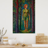 Poster “Viridra’s Portrait” - Veins of the Canopy (Cuisine)