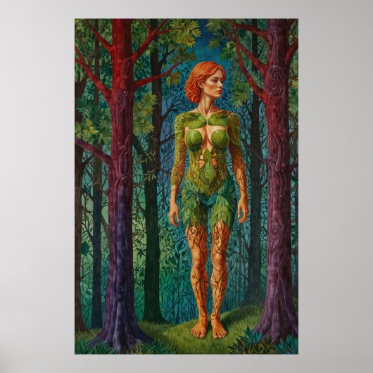 Poster “Viridra’s Portrait” - Veins of the Canopy (Devant)