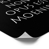 Poster Viris fortibus non opus est moenibus (Coin)