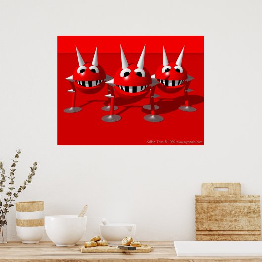 Poster Virus ! (Cuisine)