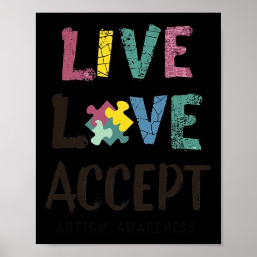 Poster Vis. Amour. Acceptez. - Un message des adeptes de (Devant)