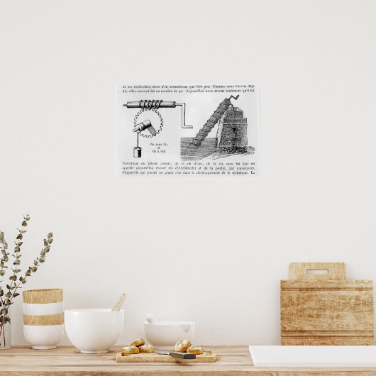 Poster Vis Archimedes (Cuisine)