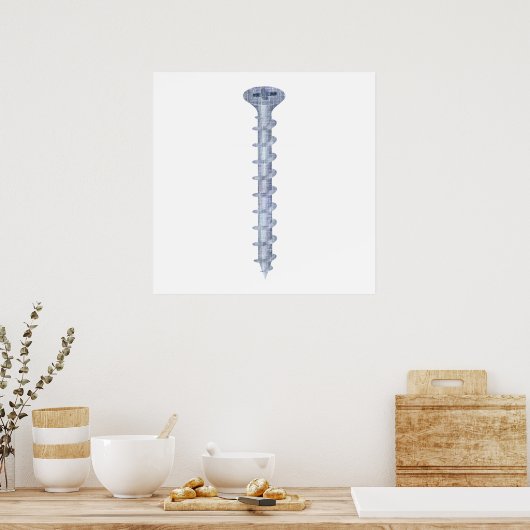 Poster Vis en bois (Cuisine)