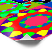 Poster Vis En Harmonie Avec La Terre Mère. Deviens Vegan. (Coin)