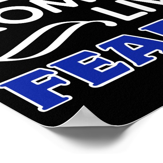 Poster Vis sans peur (Coin)