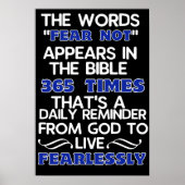 Poster Vis sans peur (Devant)