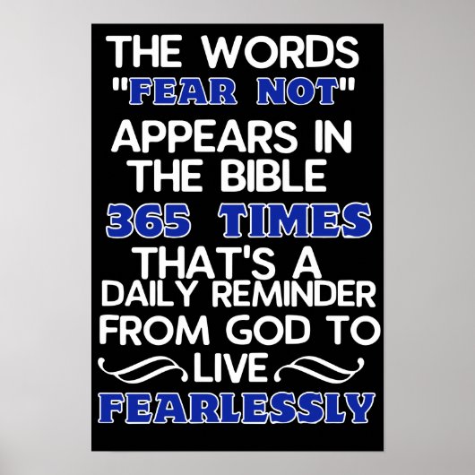 Poster Vis sans peur (Devant)