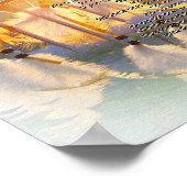 Poster "Vis ta vie" coucher de soleil de Tecumseh Dreamca (Coin)