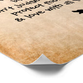 Poster Vis Ta Vie... Qualités des chiens (Coin)