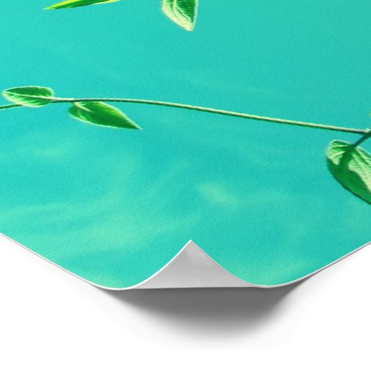 Poster Vis Ton Rêve. Ciel vibrant (Coin)