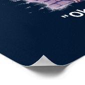 Poster Vis Un Peu Bleu Sombre (Coin)