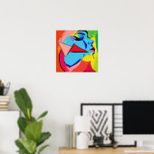 Poster Visage (Bureau à domicile)