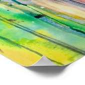 Poster Visage dans la peinture Abstrait Imaginaire Portra (Coin)