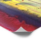 Poster Visage dans la peinture Portrait moderne d'une fem (Coin)