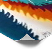 Poster Visage de chien coloré de près (Coin)