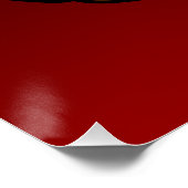 Poster Visage de citrouille d'Halloween effrayant (Coin)