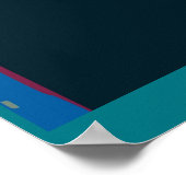 Poster Visage de femme Abstraite (Coin)