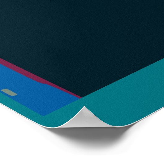 Poster Visage de femme Abstraite (Coin)