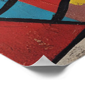 Poster Visage de femme Abstraite (Coin)