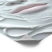 Poster Visage de Fille Éthérée dans une Texture Douce Bla (Coin)
