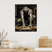 Poster Visage de grenouille (Cuisine)