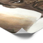 Poster Visage de Jésus noir (Coin)