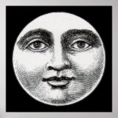 Poster Visage de la lune (Devant)