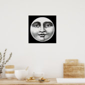 Poster Visage de la lune (Cuisine)