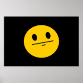 Poster Visage de poker (Devant)