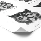 Poster Visage drôle de chat, Louis Wain (Coin)