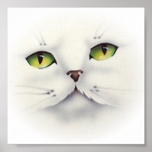 Poster visage du chat (Devant)